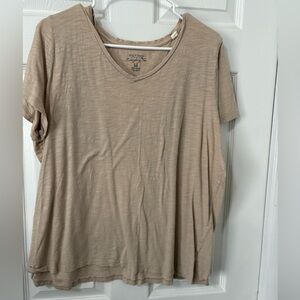 Sonoma V neck tee 1X EUC